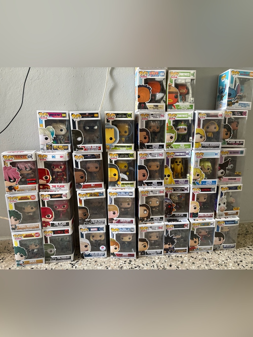 Funko Multi-Color Pop! Vinyl Boxed Figure Wall Display